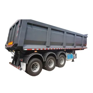 Carroceria de caminhão basculante traseiro super grosso equipado com pneus boutique transporte de materiais de construção