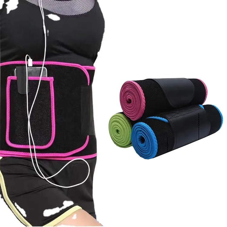 Custom tummy belt waist trimmer sweat belt exercise waist band