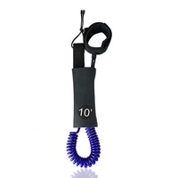 Haute qualité réglable fermeture attache sécurité élastique libération taille pagaie enroulée laisse feuille aile Surf océan eaux