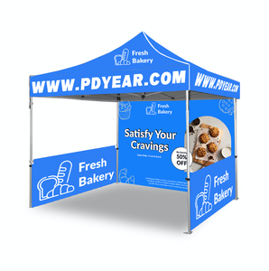 เต็นท์ศาลากลางแจ้งพับได้10x10พร้อมผนั<span class=keywords><strong>ง</strong></span>สำหรับ<span class=keywords><strong>ง</strong></span>านแสดงสินค้ากรอบอลูมิเนียมทนทาน3ม. <span class=keywords><strong>X</strong></span> 3ม. โลโก้ผลิตตามสั่ง - Product Image 2