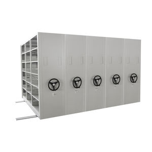 Modern Sliding Library Shelves Metal Compactor High Density Mobile <strong>Shelving</strong> System for Office School Use Large Capacity Steel - Product Image 4