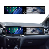 Layar Ganda Foforfor 12.3" untuk Ford Ranger 2016-2022 Wireless Carplay Android 13 Radio Mobil Multimedia Player DSP 4G GPS Navi OEM