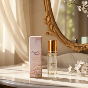 Huile de parfum roll-on Luxury Kissed in Rome, parfum ambré chaud et vanillé, senteur sensuelle et apaisante pour la relaxation, parfum pour le corps entier et les points de pression. - Product Image 1