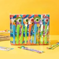 Bonbons gélifiés fantaisie d'Halloween en gros, bonbons gélifiés en forme d'œil et de lèvre de couleurs assorties pour les confiseries en vrac