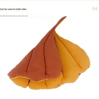Tapis pour animaux à motif feuilles quatre saisons – durable, résistant aux morsures, lavable à l'eau ; lit pour petit chat, lit pour chien ; peut également servir de tapis de rangement