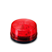 Mini Sirena Estroboscópica con Cable de 12V, Lámpara LED de Advertencia Intermitente, Lámpara de Alarma de Alta Visibilidad - Protección de Seguridad sin Sonido