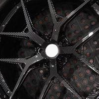 Jantes personnalisées 17-22 24 26 pouces flocon de neige en fibre de carbone forgé 5X120 5x114.3 5X112 5x130 pour jantes BMW Porsche Cayenne Panamera