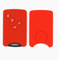 Étui de protection en silicone pour clé de voiture intelligente, coque pour Renault Kadjar Koleos Megane Talisman Espace Dacia Duster 4 boutons