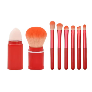 Vente en gros 8 en 1 mini ensemble de pinceaux de maquillage doux portables de voyage ensemble de pinceaux de maquillage de beauté et d'éponge mélangeur avec étui - Product Image 6