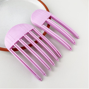 Grandes pinces à griffes plates pour femmes <span class=keywords><strong>Barrettes</strong></span> à glissière latérale française pour <span class=keywords><strong>cheveux</strong></span> <span class=keywords><strong>fins</strong></span> Rectangle accessoires de <span class=keywords><strong>cheveux</strong></span> d'alligator - Product Image 3