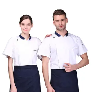 Modern Restaurant Serviced Office Uniforms For Waiter Anf Waitress Hotel Staff Uniform