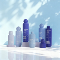 Nouvelles bouteilles de pulvérisation de soin de la peau en plastique vides pour cosmétiques, flacons de crème pour le visage, sérum, lotion, pompe avec bouchon à bille coloré