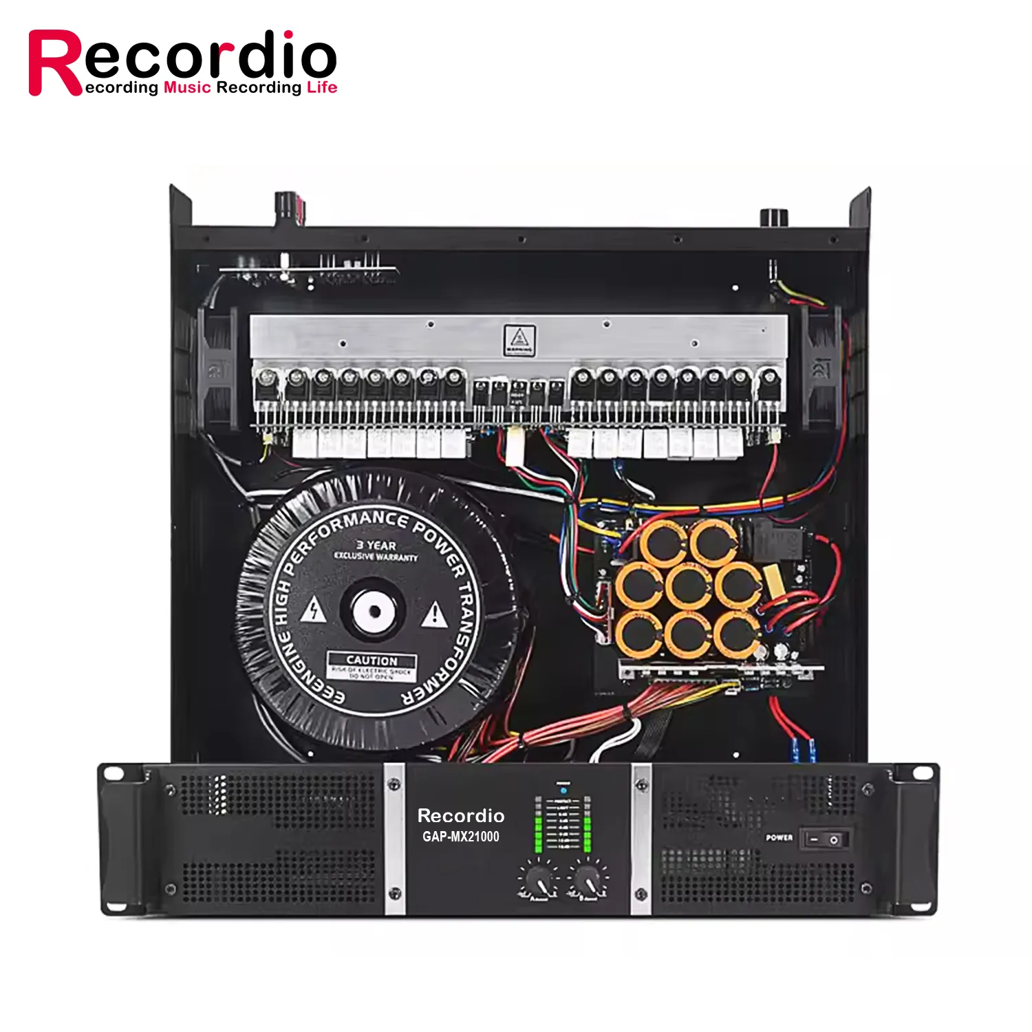 GAP-MX2800 Zwei-Kanal 800 W Klasse H Leistungsverstärker professionelles Audio-Sound-System