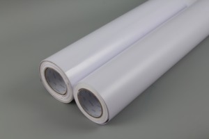 Ejet Matte <span class=keywords><strong>Glossy</strong></span> tự dính Vinyl Nhãn dán cuộn trắng PVC Vinyl Nhãn dán CuộN - Product Image 2