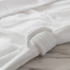 Peignoir Thermique en Velours 100% Coton Logo Brodé Peignoir pour Hôtel Spa Salle de Bain - Product Image 4