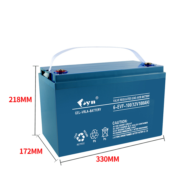 12V100AH 6-FM-100AH SOLAR Lead Acid Battery