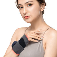Attelle chauffante rechargeable par USB pour le poignet, appareil de soulagement de la douleur au poignet, masseur de poignet pour soulager la tendinite, pour les joueurs et les employés de bureau