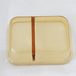 Contenants alimentaires en verre borosilicate pour bébé, petits, résistants à la chaleur, compatibles micro-ondes, anti-fuite, empilables, carrés, sans BPA, écologiques, deux pièces - Product Image 3