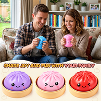 Meilleures ventes : Squishies Taba anti-stress, grands, arc-en-ciel, scintillants, souriants, en forme de boulette et de bao bun, boîte mystère