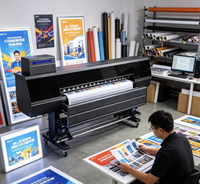 Imprimante jet d'encre numérique SIGNSTAR à grande vitesse et grand format 1,8 m, éco-solvant, avec 4 têtes d'impression I3200-E1, directement de l'usine