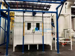 Линия порошковой окраски с полным ручным управлением, установка для порошковой окраски металла, линия нанесения покрытий под давлением - Product Image 4