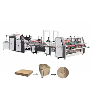 Cartella ZHENHUA-DZ automatica del Gluer e macchina di cucitura per la macchina di fabbricazione del cartone del cartone