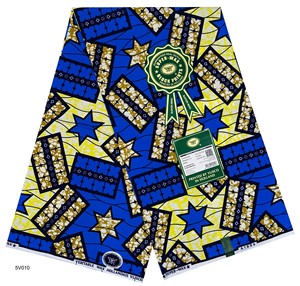 Hot Selling Gekamd Afrikaanse Voor Nederlandse Wax Prints Waxed Holland Katoenen Stoffen Voor Kleding Geweven Technieken Holland - Product Image 6