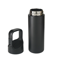 Bouteille isotherme en acier inoxydable à double paroi, design élégant, avec sac de transport, tasse isotherme portable