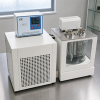 Viscosimètre cinématique Ubbelohde à bain à basse température ASTM D445, testeur de viscosité numérique