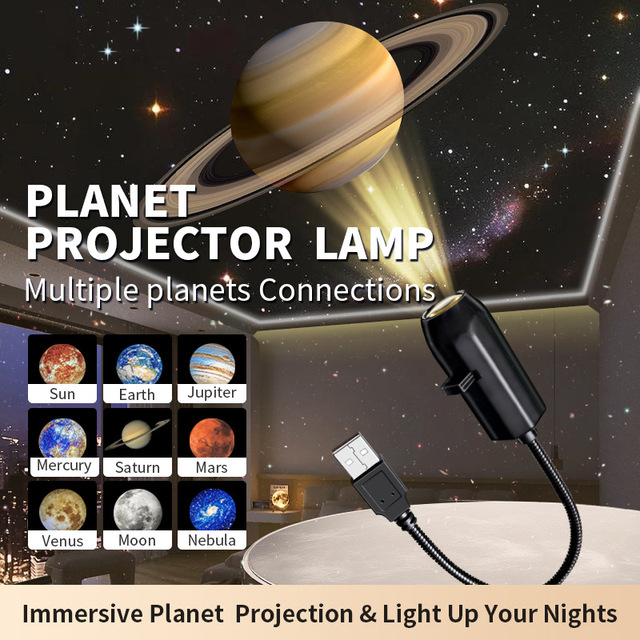 Starlight Moonlight Lamp Creative Night Light Background Projection Lamp Atmosphere Night Light Dreamy Creative Projection Light