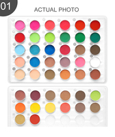 Private Label Wasserfeste Lidschatten-Palette Hochwertige Vegane Make-up Lidschatten mit Matten Pigmenten für Alle Hauttöne