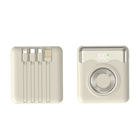 Batterie externe certifiée 3C, 22,5 W, charge super rapide, haute capacité, câble intégré, logo personnalisable, cadeaux promotionnels, écran USB-TC