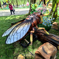 Cicade Animatronique : Modèle Robotique de Simulation d'Insecte pour Parcs d'Aventures Intérieurs/Extérieurs et Centres Commerciaux