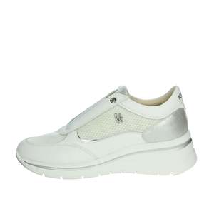 Zapatos de tacón grueso Keys Donna Slip On K 10601 blanco plateado para mujer talla 39 - Product Image 1