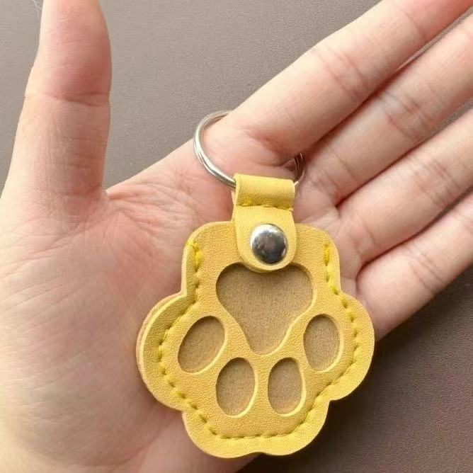 Pendentif de rangement pour poils d'animaux★ Film transparent [jaune gingembre] 1 pièce envoyée