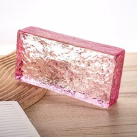 Briques de verre creuses contemporaines trempées et étanches, résistance à la pression, garantie à vie pour façade extérieure, utilisation en extérieur, hôtels