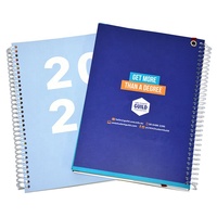 Publier sur mesure un Agenda, impression de livre, reliure de fil en spirale personnalisée, couverture rigide, reliure de planificateur en vrac, Service d'impression de livre