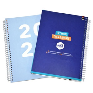 Custom לפרסם סדר היום הדפסת Custom ספירלת חוט כריכה קשה כריכה כריכה רכה מחויב בתפזורת מתכנן ספר הדפסת שירות - Product Image 3