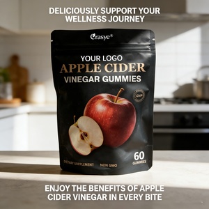 เยลลี่น้ำส้มสายชูแอปเปิ้ลขายดีในสหรัฐอเมริกาและยุโรป ช่วยลดน้ำหนักตามธรรมชาติ 1000 มก. อาหารเสริมน้ำส้มสายชูแอปเปิ้ลและวิตามินบี 12 เพื่อเพิ่มพลังงาน - Product Image 3