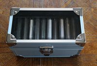 Boîte de rangement de pièces, boîte de rangement en aluminium pour 10 supports universels de billets PCGS / NGC/Premier/petit ours