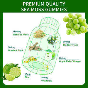 Moq bladderwack שורש ים איזוב ים ים gummies עשיר ויטמין <span class=keywords><strong>d</strong></span> משקל אובדן תוספי תזונה למבוגרים-לא לנשים בהריון - Product Image 4