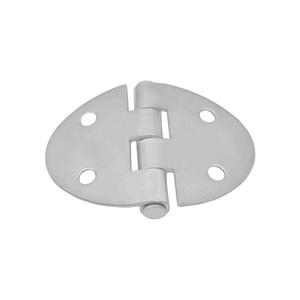 Charnière de porte ovale en acier inoxydable, 67x48x2mm, quatre trous, pour quincaillerie marine et d'armoires - Product Image 5