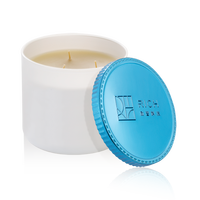 Utilisation matérielle électrophorétique bleue de cachetage de fer et de silicone de pot de bougie de couvercle en métal