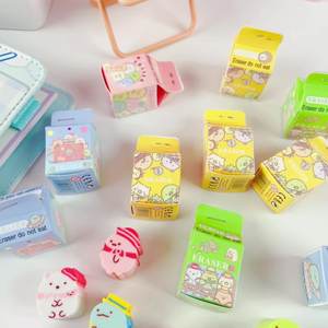 Gomma per Cancellare Creativa per Bambini, Design a Forma di Animale Carino e Cartone del Latte, Alta Estetica, Pulita e Senza Polvere, Promozionale per l'Apprendimento - Product Image 2