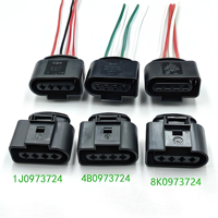 Conector automático hembra de 4 vías 1J0973724 codificación I OE 42122100 1J0 973 724, 1JO 973 724 para skoda vw Audi 2,8mm