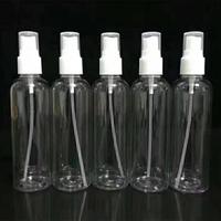 Vaporisateur cosmétique de 50ml, flacon à pompe ronde, en plastique, Pet