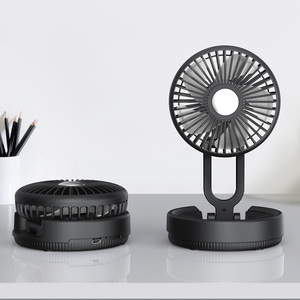 Portable Mini Car <b>Fan</b> Desktop <b>Fan</b> Rechargeable Cooling <b>Fan</b> Single <b>Head</b> Foldable Small <b>Fan</b> with Li-battery 2000 Mah Car Dashboard - Product Image 5
