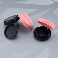 Étui compact de luxe pour fond de teint coussin d'air BB crème, étui compact personnalisé pour poudre compacte cosmétique ronde, étui compact correcteur avec miroir