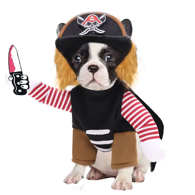 Wholesale Winter Fashion Pet Dog Cartoon Clothes Dog Shirt Warm Coat
