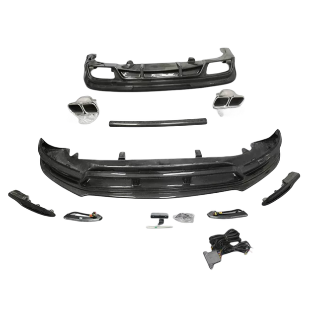 LD Style Carbon Fiber Body Kit for X167 Gls Mercedes Maybach Gls480 Gls600 Lip Bumper Side Skirts Spoiler Diffuser Car Parts